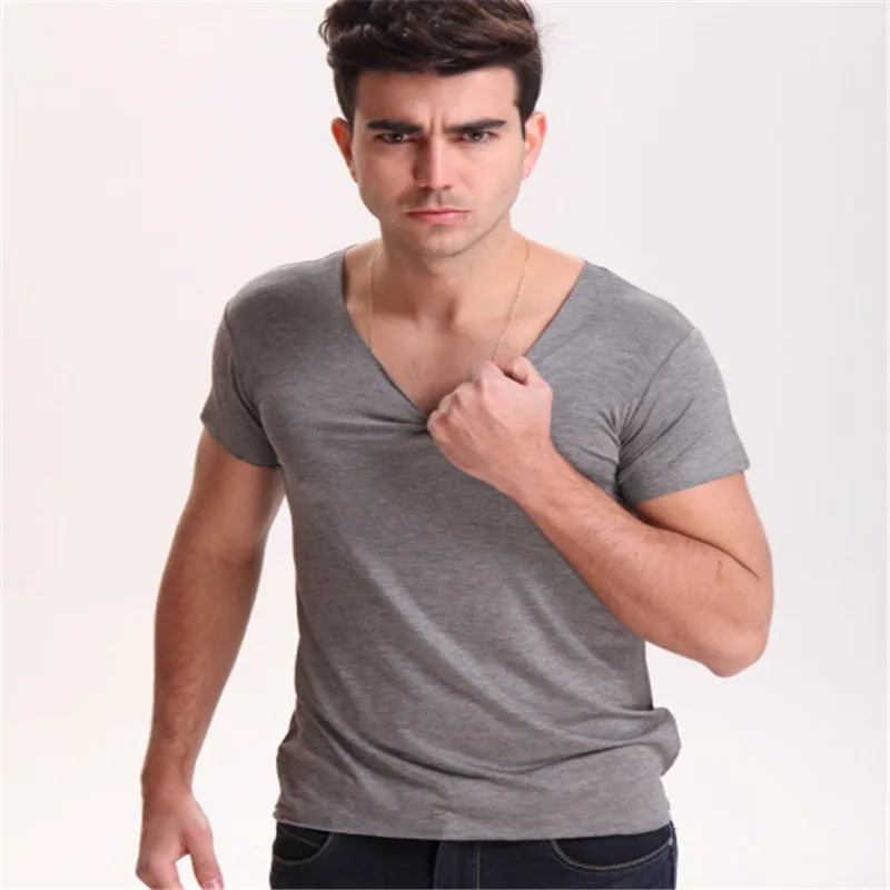 

5956-rr-свободная Корейская версия для мужчин 2021 летняя новая облегающая шелковая футболка дышащая с рукавом до локтя