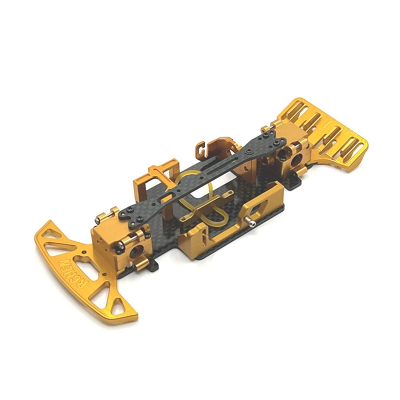 

Carbon Fiber Chassis With Metal Gearbox Bumper For Wltoys 284131 K969 K979 K989 K999 P929 1/28 RC Car Upgrade Parts