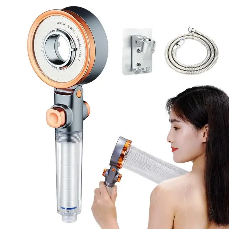 

High Flow Shower Head Handheld Bathroom Shower Head With 3 Water Modes And Hose Water Purifying Nourish Your Skin Handheld