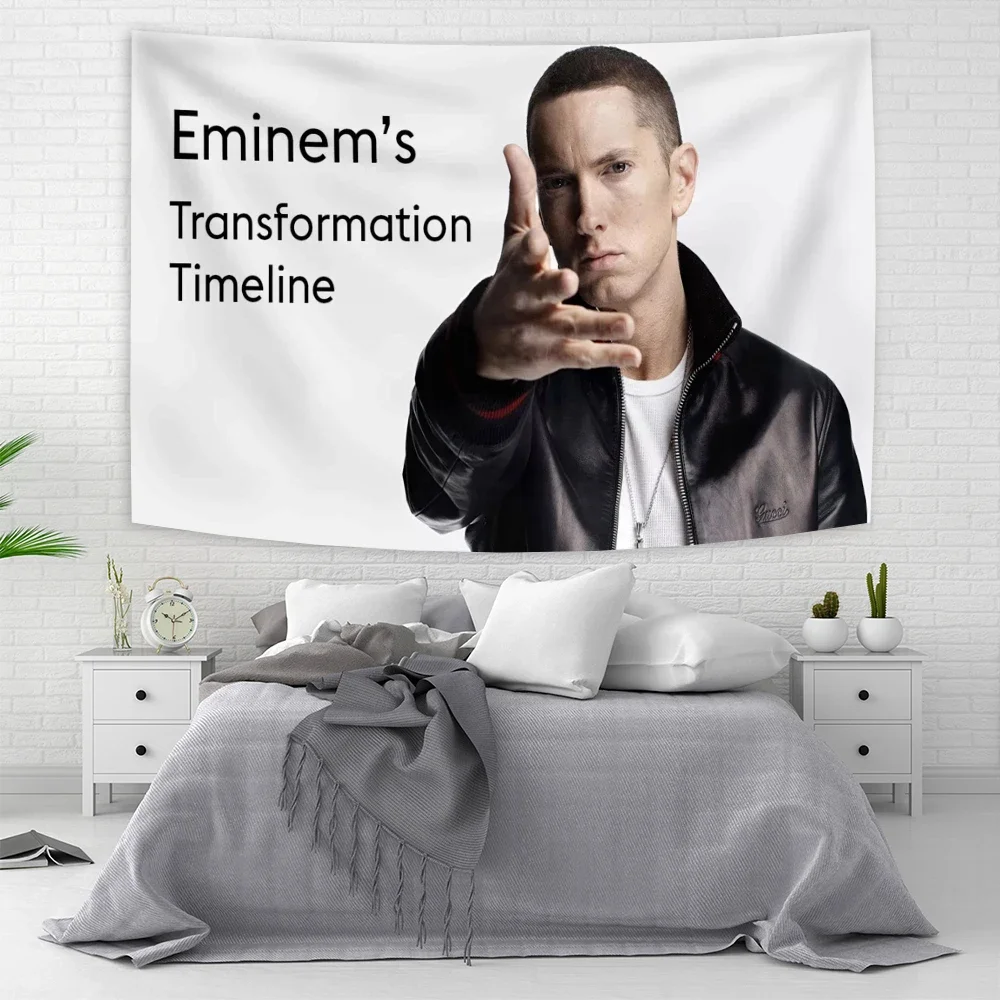 Американский рэп-Бог хип-поп музыкальный флаг гобелены Эминема Настенная