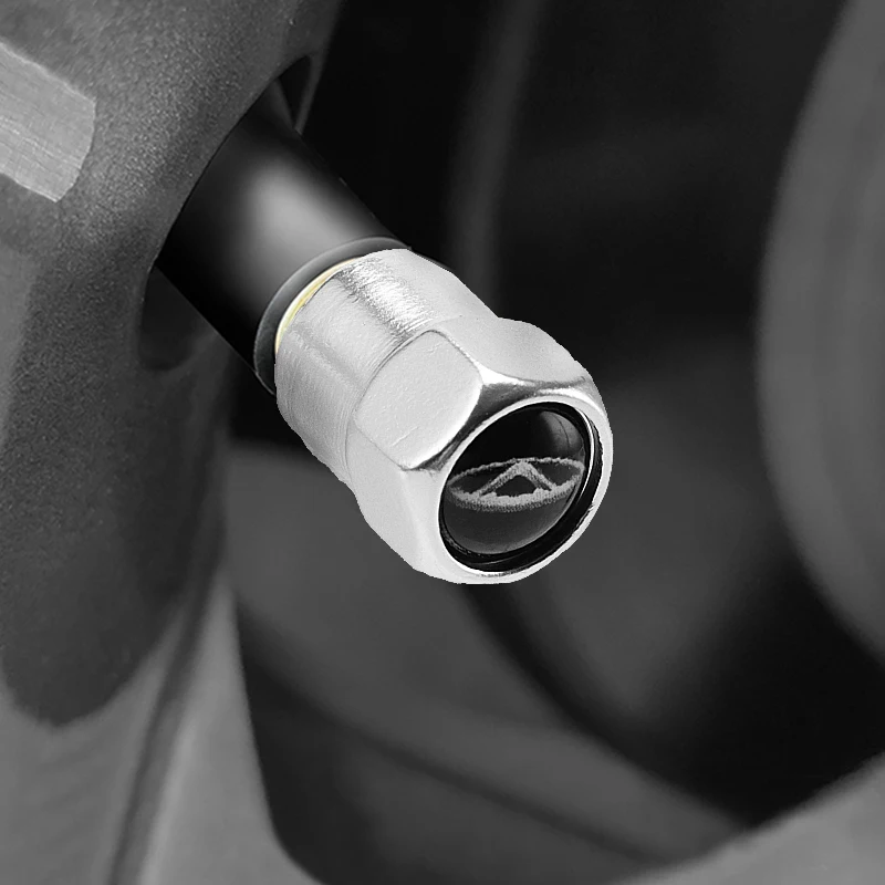 4 шт. алюминиевые колпачки для стержней клапанов автомобильных шин Mercedes Benz W124 AMG