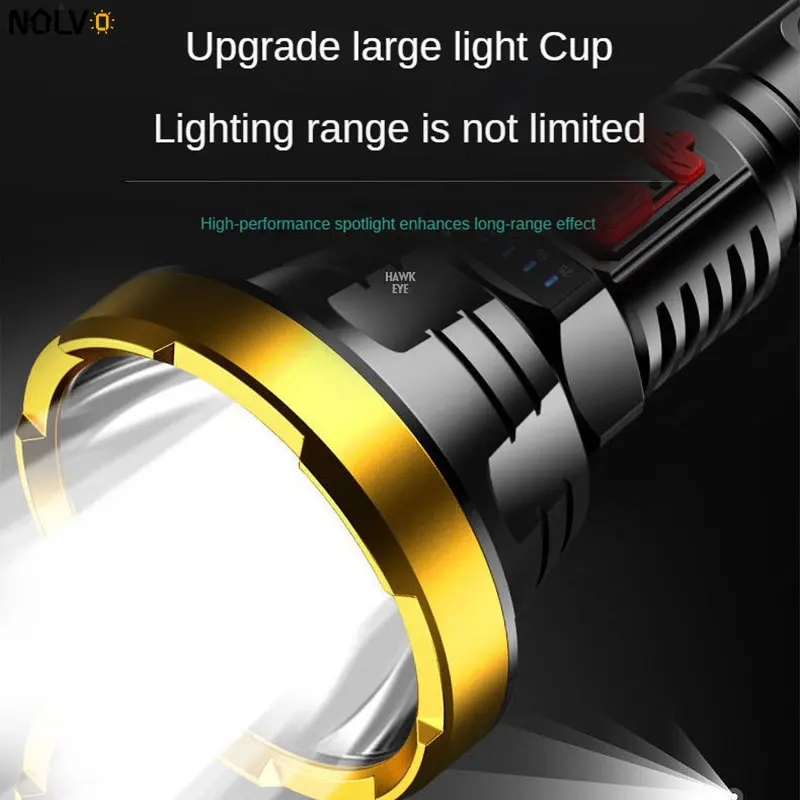 Mini Long Range Led Flashlight Outdoor Camping Tactical Lamp High Power Usb Rechargeable Torch For Night Working Emergency