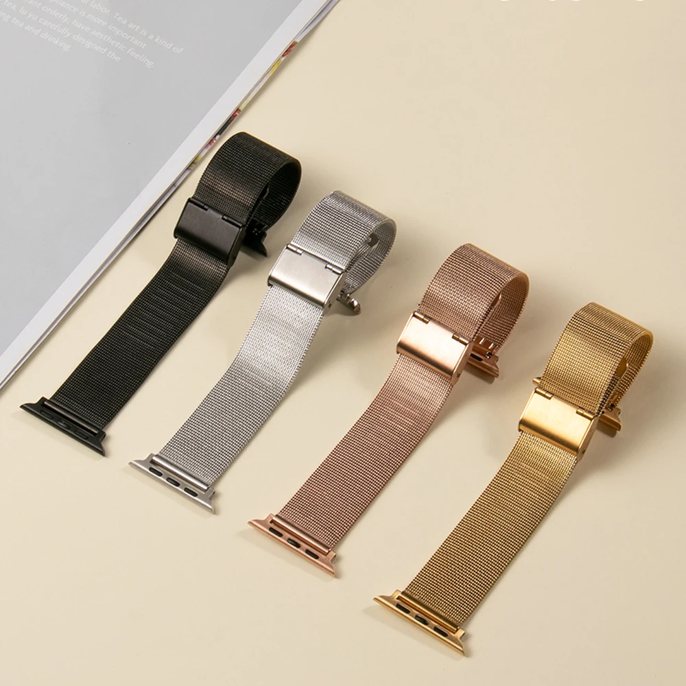 Металлический браслет для Apple Watch Band 46 мм 45 мм 49 мм 44 мм 42 мм Correa для Apple Watch Strap Series 10 Ultra 2 9 8 7 6 5 se Ultra (art.: 3920d12cd2f20) - 3920d12cd2f20