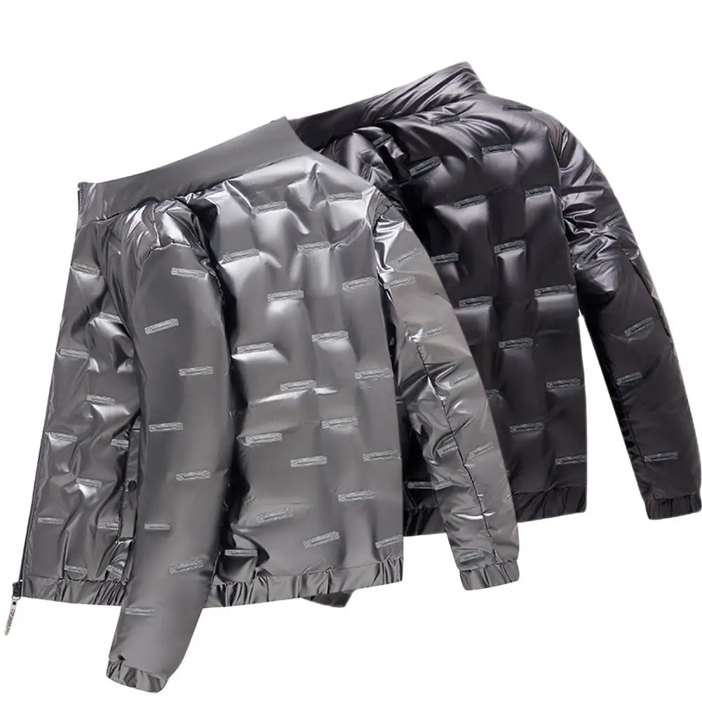 Popular Men Coat Zipper Temperament Coldproof Pockets Coat  Men Outerwear    Jacket Coat