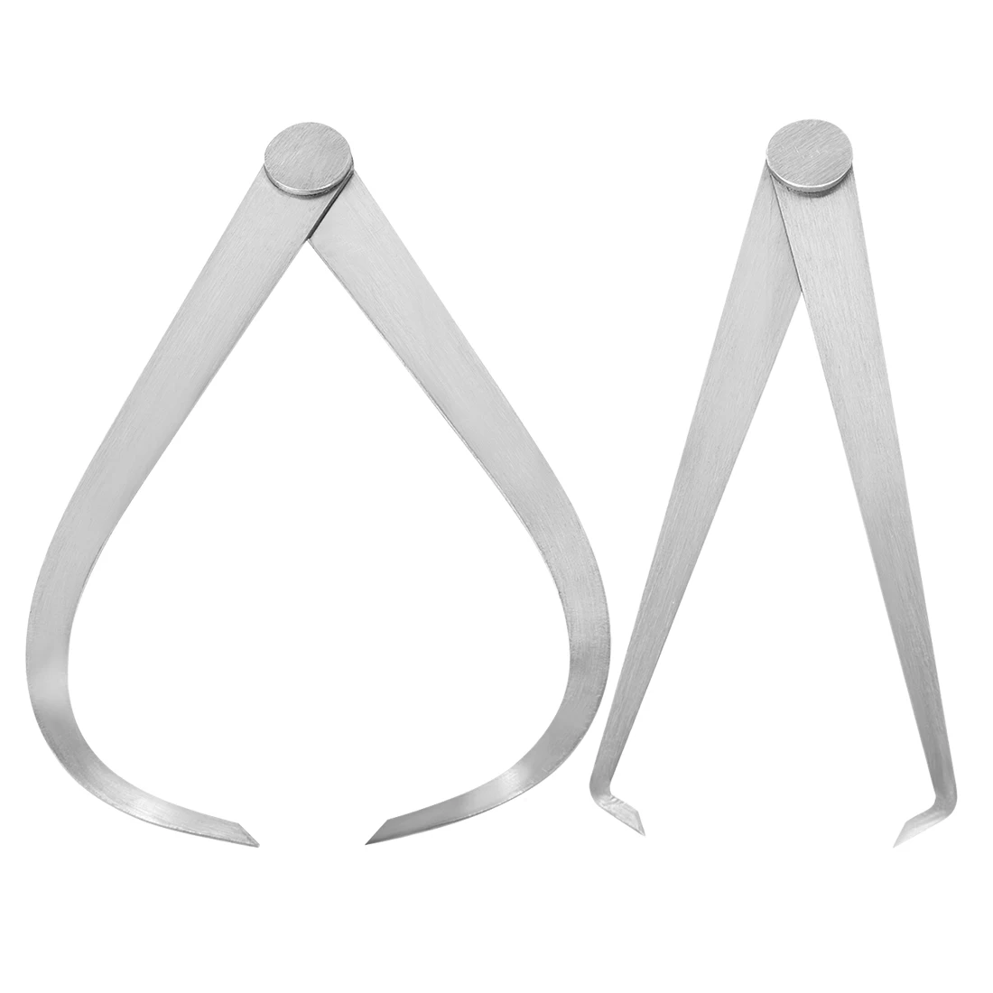 

1 Pair 300mm 12inch Metal Caliper Firm Joint Outside Inside Calipers Stainless Steel Machinist Carving Measurement Tool