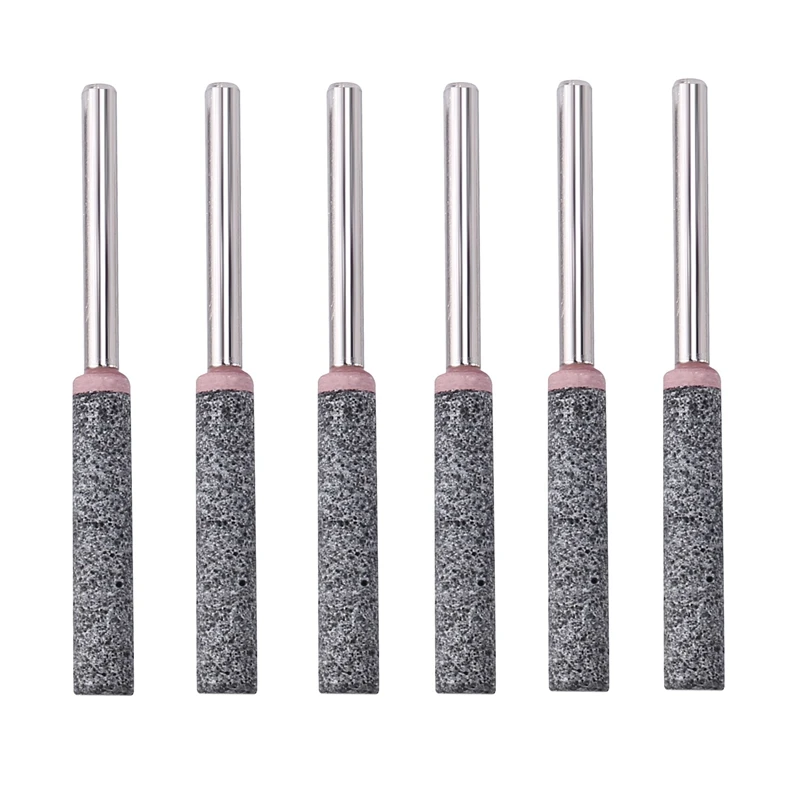 

GTBL 6Pcs 3/16 Inch 4.8Mm Diamond Chainsaw Sharpener Burr Stone File Chain Saw Electric Grinding Drill Bit