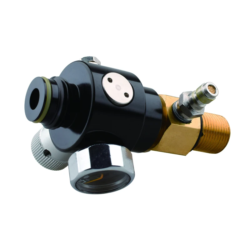 Фото HPA Scuba G1/2-14 адаптер для заправки газового баллона, выход 0-200 фунтов на квадратный дюйм, регулятор потока газированной воды CO2, станция, аксессуары для дайвинга №3