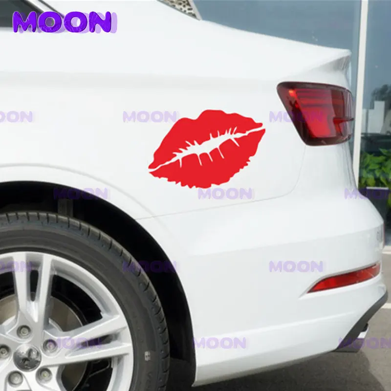 

Sexy Lip Kiss Sticker Car Bumper Window Vinyl Red Sticker Funny Sticker DIY Decorative Car Accessories