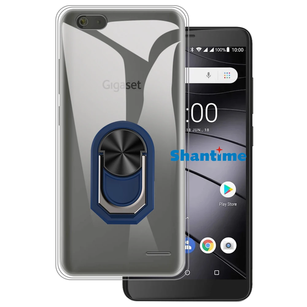 Роскошный противоударный кольцевой держатель для Gigaset GS100 чехол мягкий