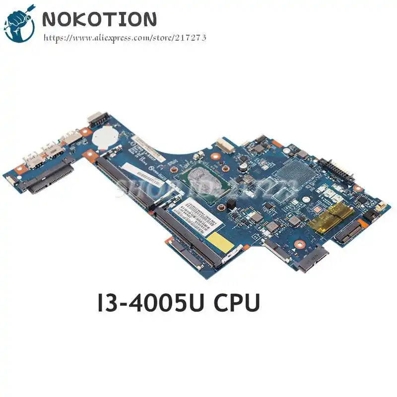 NOKOTION для TOSHIBA Satellite C55-B5202 C55-B C55T-B материнская плата ноутбука SR1EK I3-4005U CPU K000889110 ZSWAA