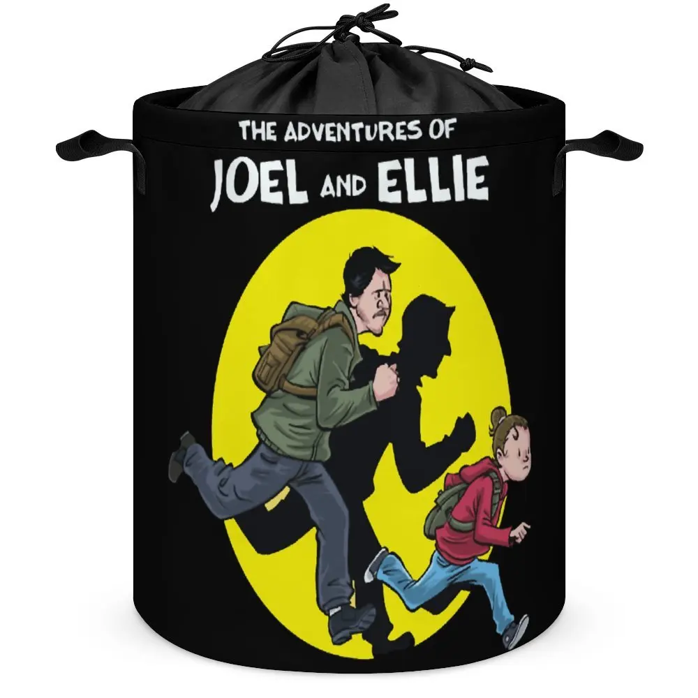 Емкость для хранения Приключения джэля и Элли (винтажная корзина белья с большой