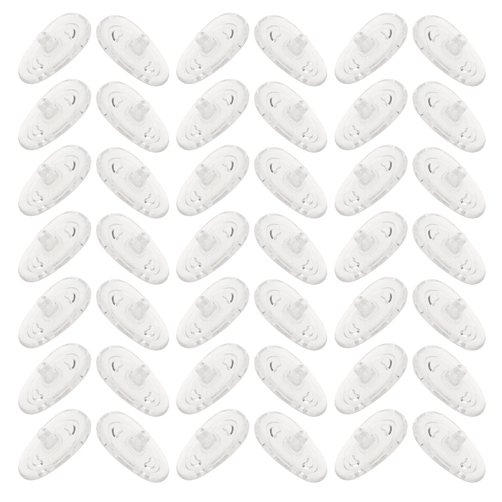 

50 Pcs Glasses Nose Pads Anti-skid Sunglasses Silicone Gel Cushion Practical Frame Accessory For