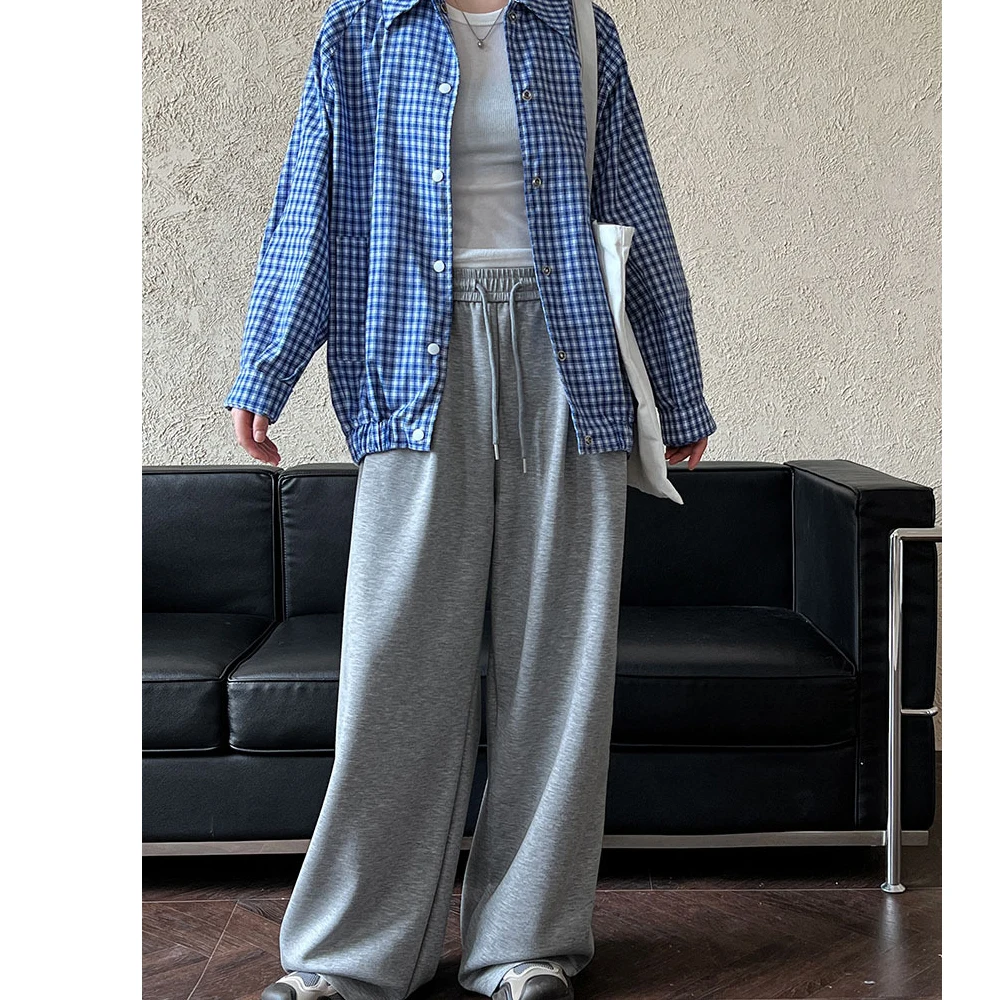 Женские прямые брюки из хлопка с высокой талией