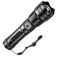 power flashlight usb use rechargeable zoom 5000000lm super bright outdoor long shot tactical flashlights emergency power bank
