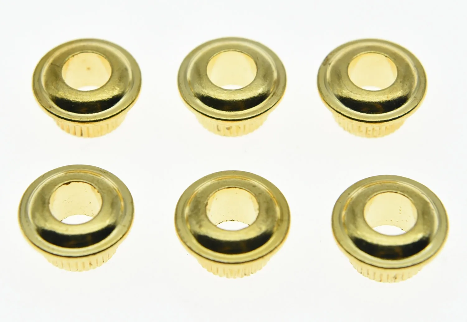 

6 Pcs 10MM Metal Bushes Ferrules Nuts For Vintage Guitar Machine Heads Tuners For Tuner Holes 3/8" Or 10mm Accessories Bushes