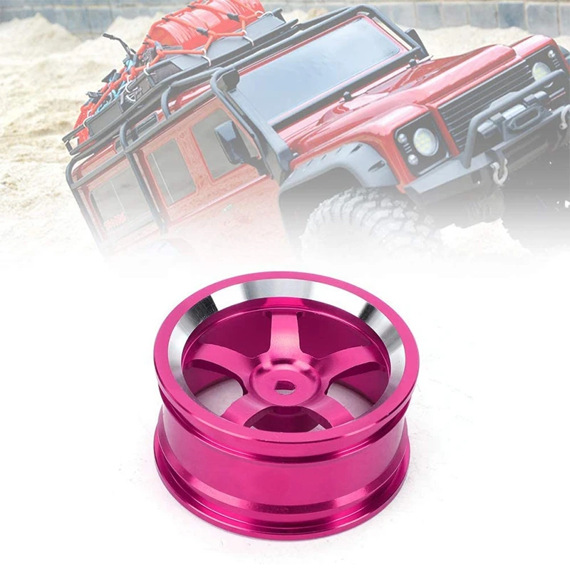 Колесные диски для RC 1/10 Traxxas HSP Tamiya HPI Kyosho RedCat SAKURA 4 шт. розовые и желтые 52 мм 8 |