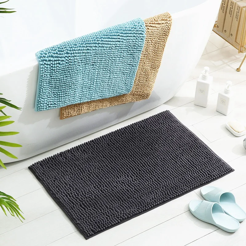 

3 шт., Нескользящие коврики из синели для ванной