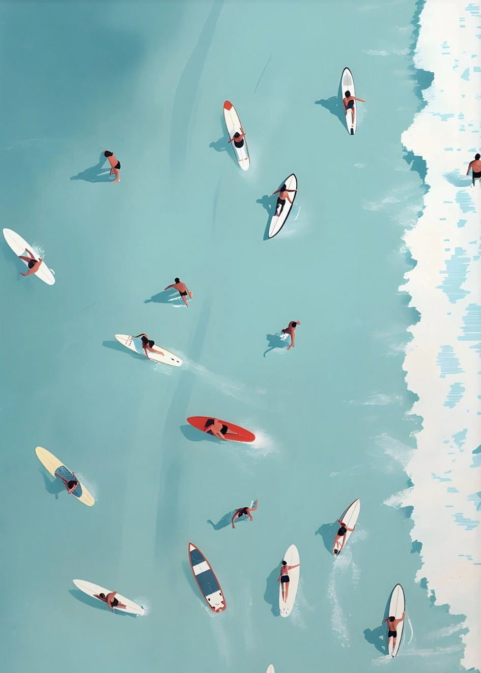 Пляж, море, океан, лодка, настенные художественные принты, плакат на скандинавскую тему, холст, картина для декора гостиной, летняя девушка, вечеринка у бассейна