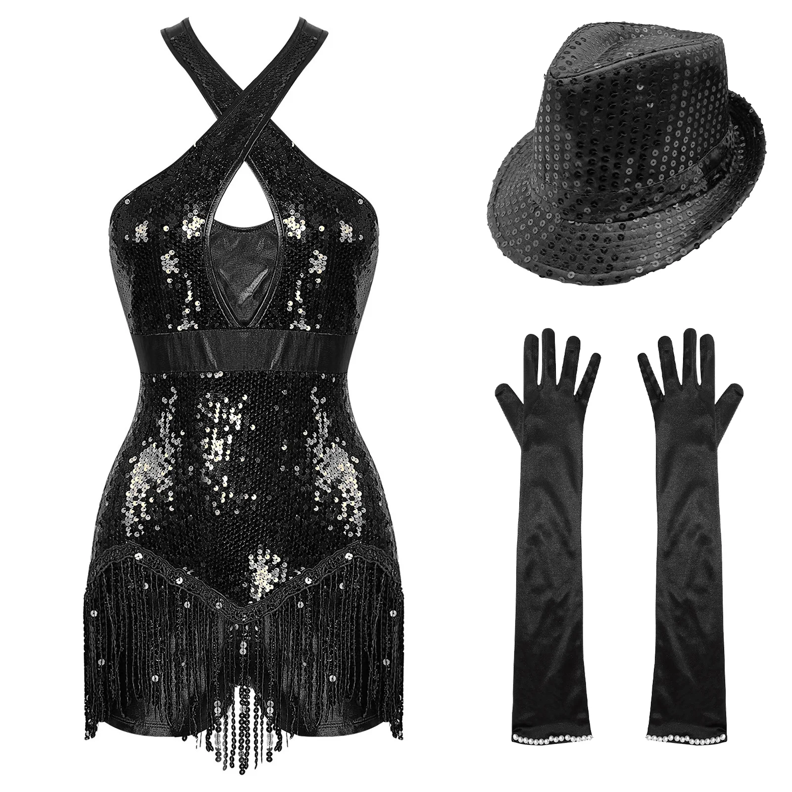 Женское современное латинское джазовое платье для танцев комплект костюмов