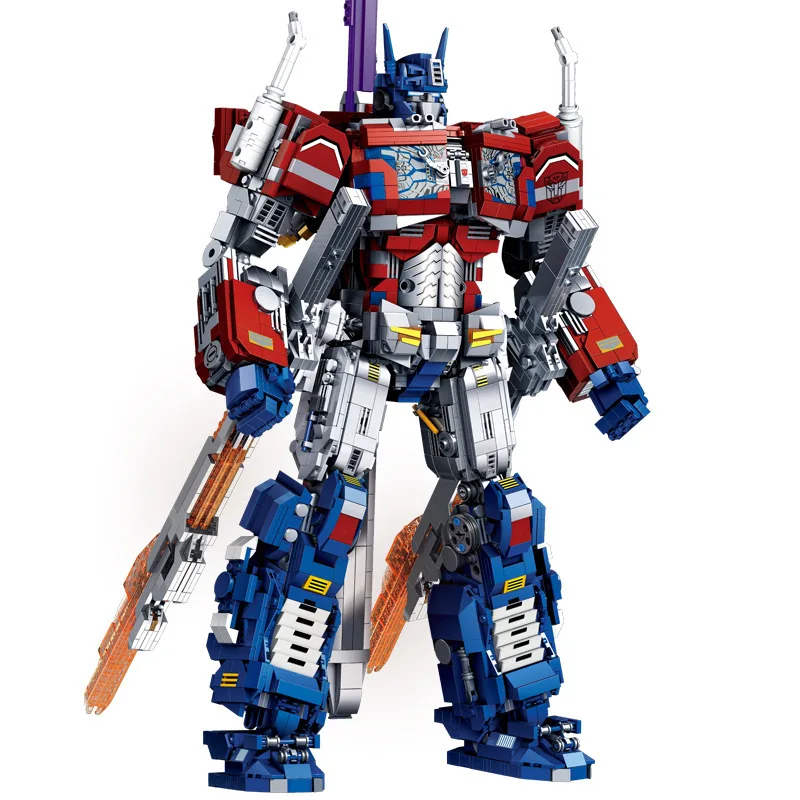 

New 3500PCS Transformation Super Robot Optimus Deformation Prime Heroes Technical Building Block Brick Model Toy Kid Gift