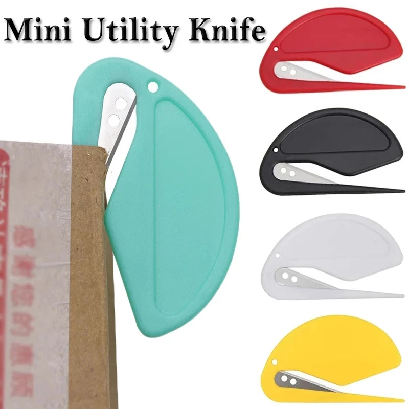 

Box Cutter Office Opener Portable Sword Mini Letter Envelope Paper Cutter Supplies Letter Opener Semicircle Knife Utility Opener