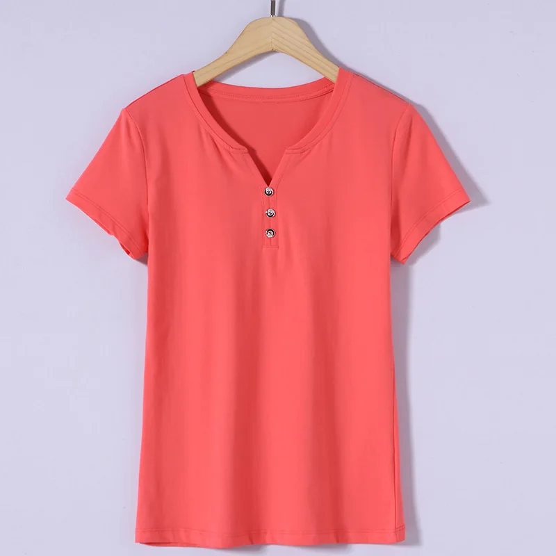 

2021 New Short Sleeve Women's T-Shirt Fashion T-Shirt GRAY22