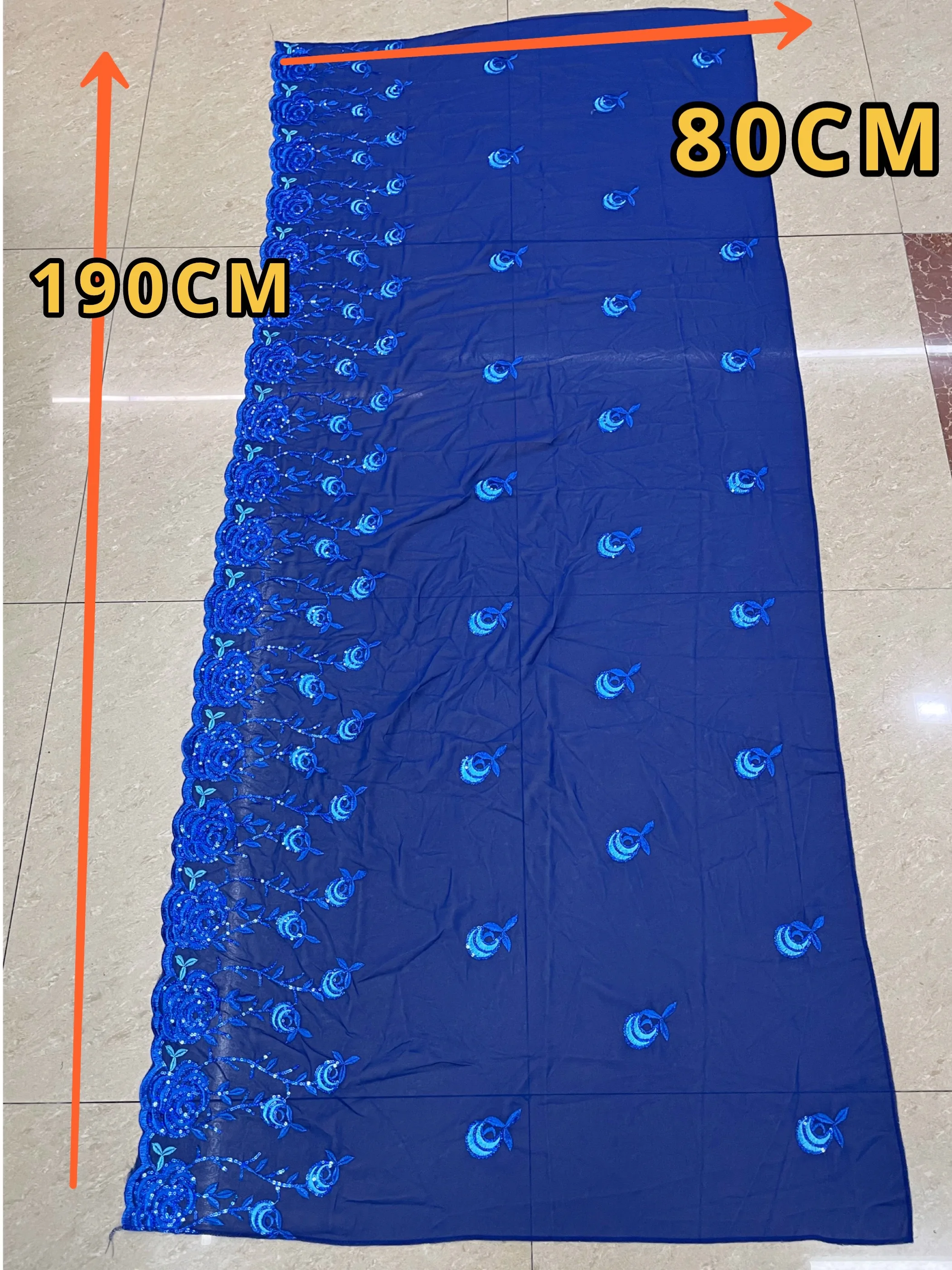 Новый модный шарф Дубая для мусульманских женщин Африканский шифоновый
