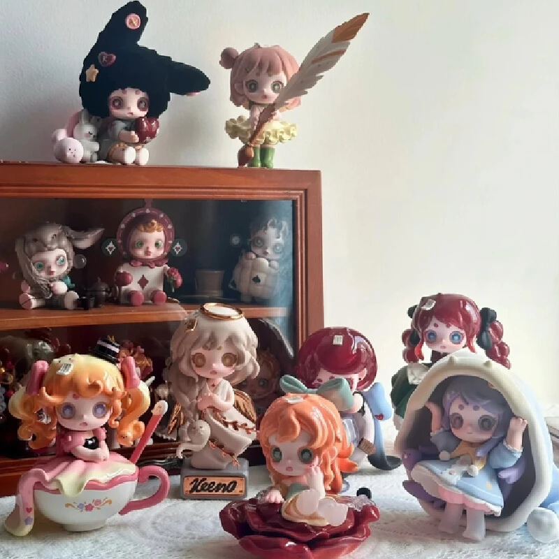 Подлинная Ghost Keeno Ii Mystery Treasure Blind Box Tide Play Фигурки Cute Doll Kawaii Toy Gift