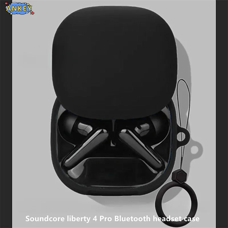 Чехол для Anker Soundcore Liberty 4 Pro защитный чехол от падения мягкие силиконовые
