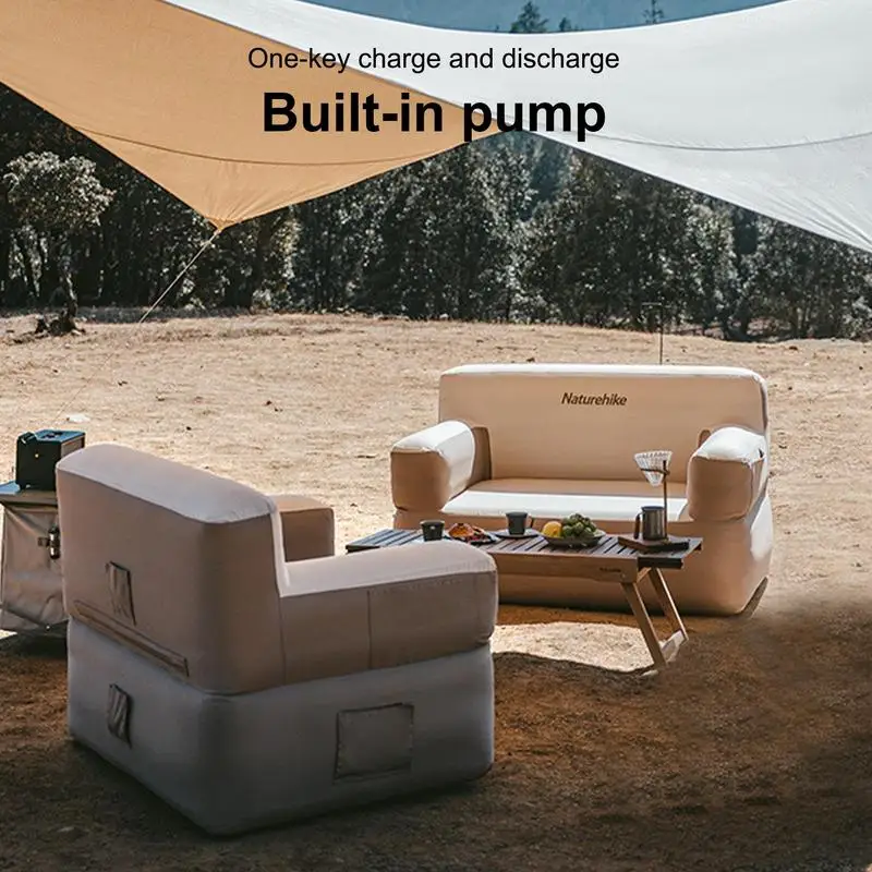 

Надувной стул Naturehike, портативный, для отдыха на открытом воздухе, мешок для отдыха на пляже, надувной диван, мебель для кемпинга, со встроенным насосом, спальный мешок, поставка