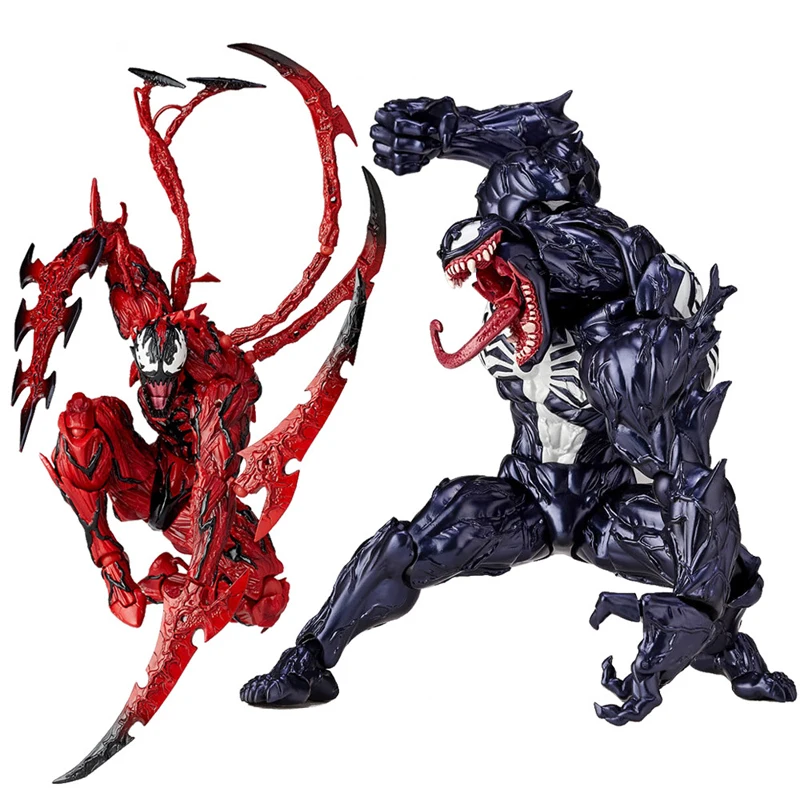 Venom Action Figurine Pvc Statue Carnage Moveable Figure Room Ornament 2023 Birthday Gift