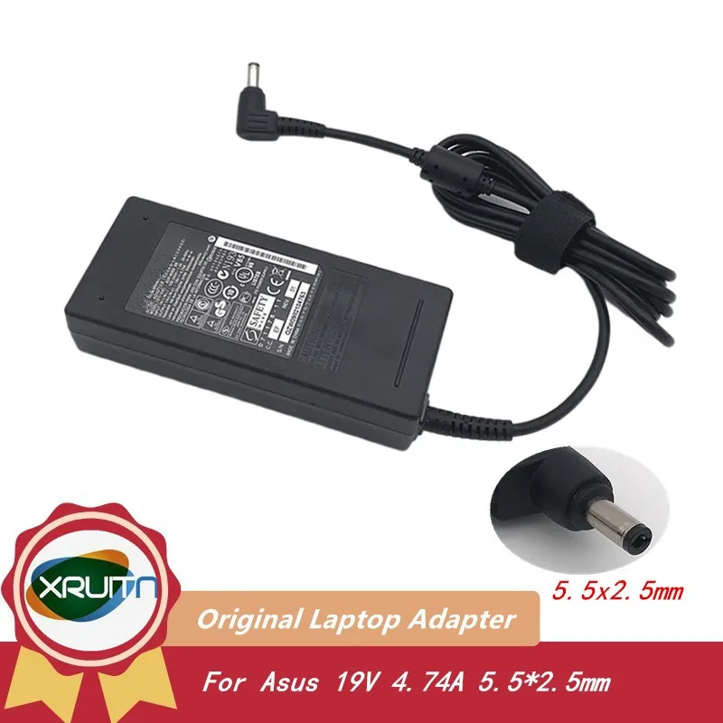 

Для Asus Оригинальный 19V 4.74A 90W 5,5*2,5mm адаптер питания переменного тока зарядное устройство для ASUS EXA1202YH ADP-90YD B ADP-90SB BB