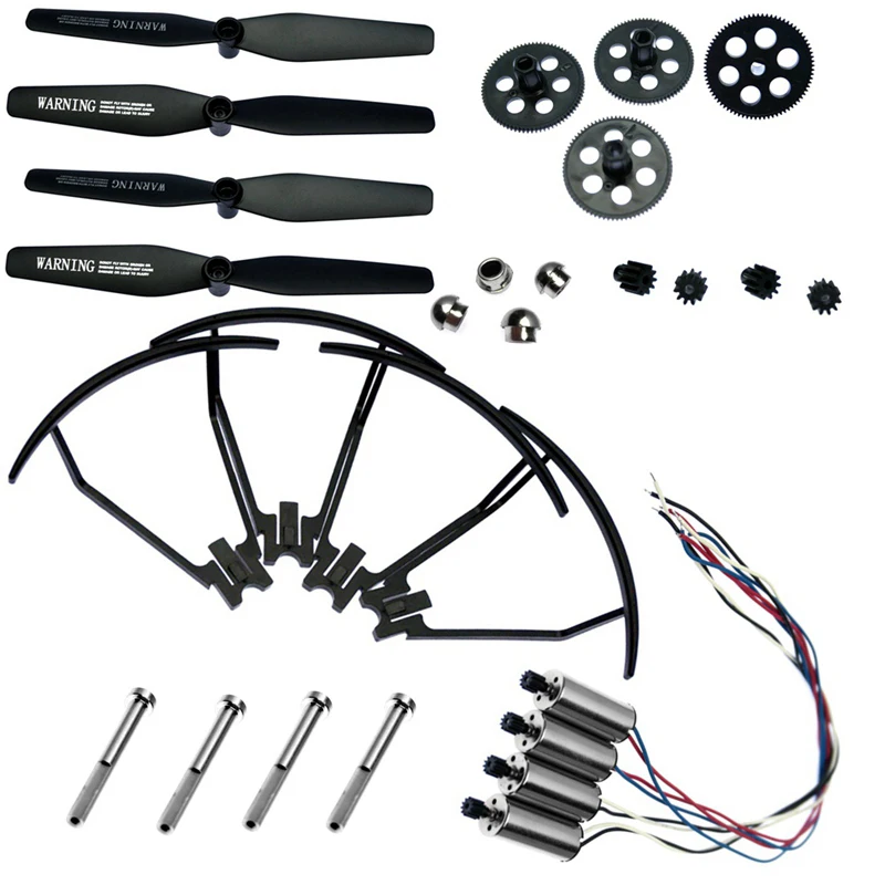 Крышка лопастей пропеллера с большим редуктором XS809, защитное кольцо, Железный вал для VISUO XS816 XS809W XS809HW XS809S, аксессуары «сделай сам» для дрона