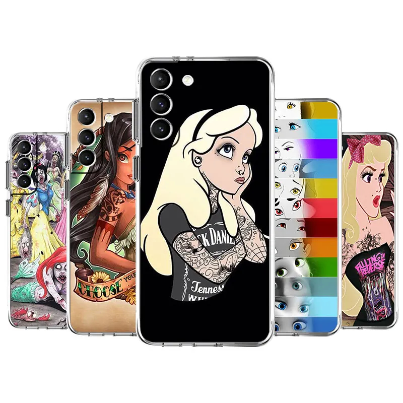 Для Samsung Galaxy Plus 5G S22 Ultra S20 FE S10 S21 S10e S9 + S10Lite татуированный Ариэль Снежная принцесса