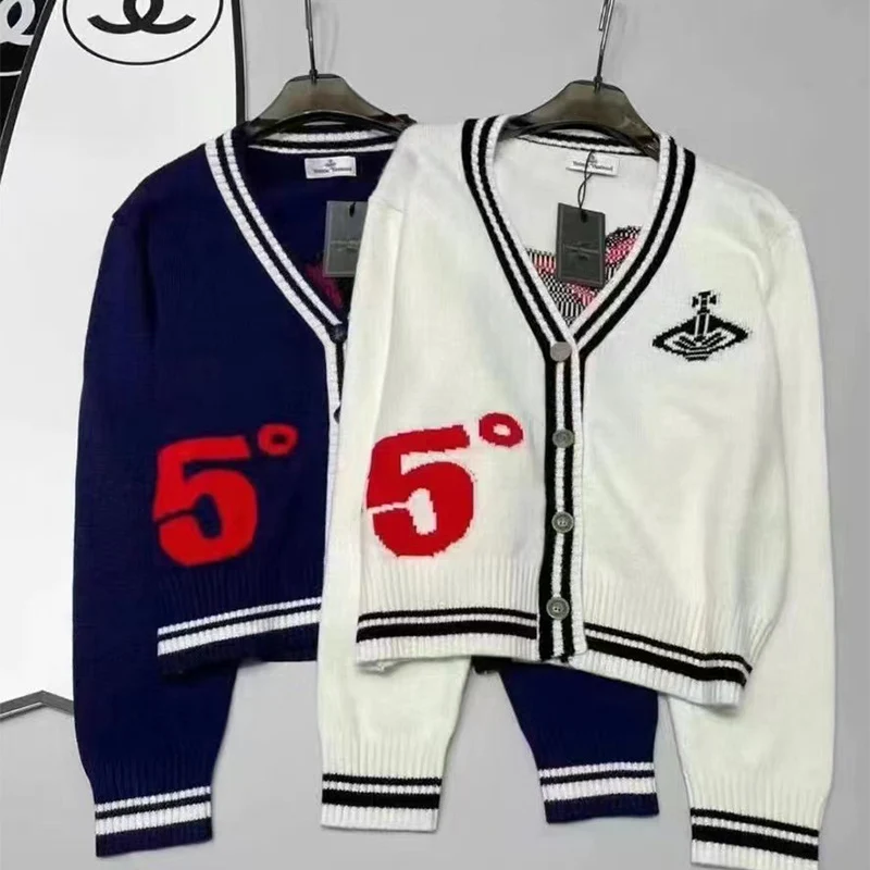 Женский шикарный вязаный жаккардовый кардиган осенний винтажный свитер с