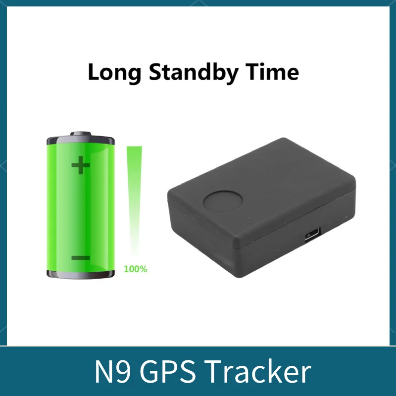 

N9 GSM Tracker Listening Device Audio Voice Mini Monitor Surveillance System Retainer Tracker Loss Preventer 12-15 Days Standby