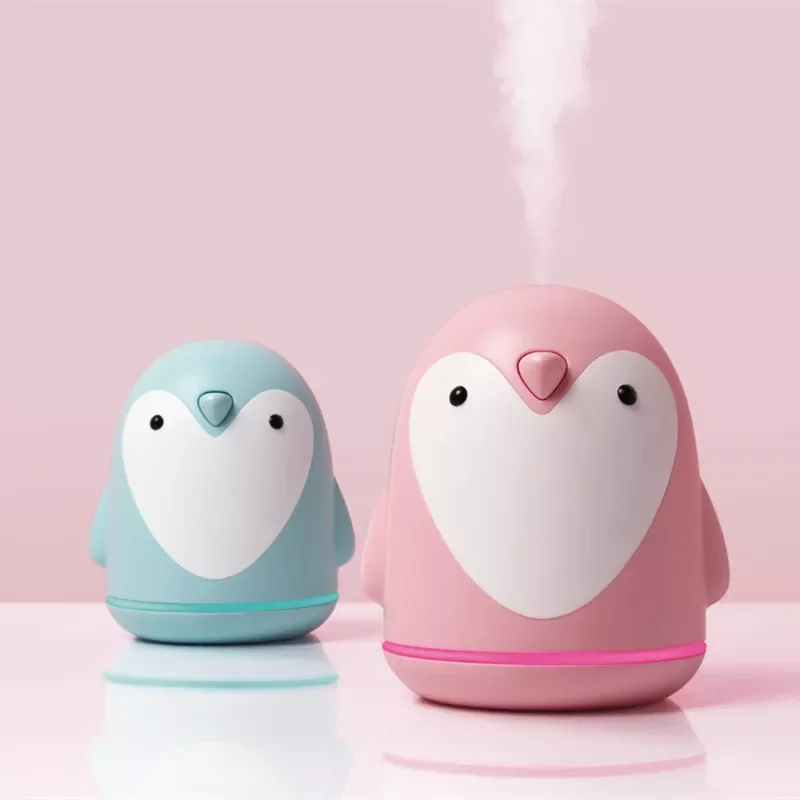 

220ml Aroma Humidifier Cute Penguin USB Air Diffuser for Home Office Car Mist Maker Essential Oil Diffuser