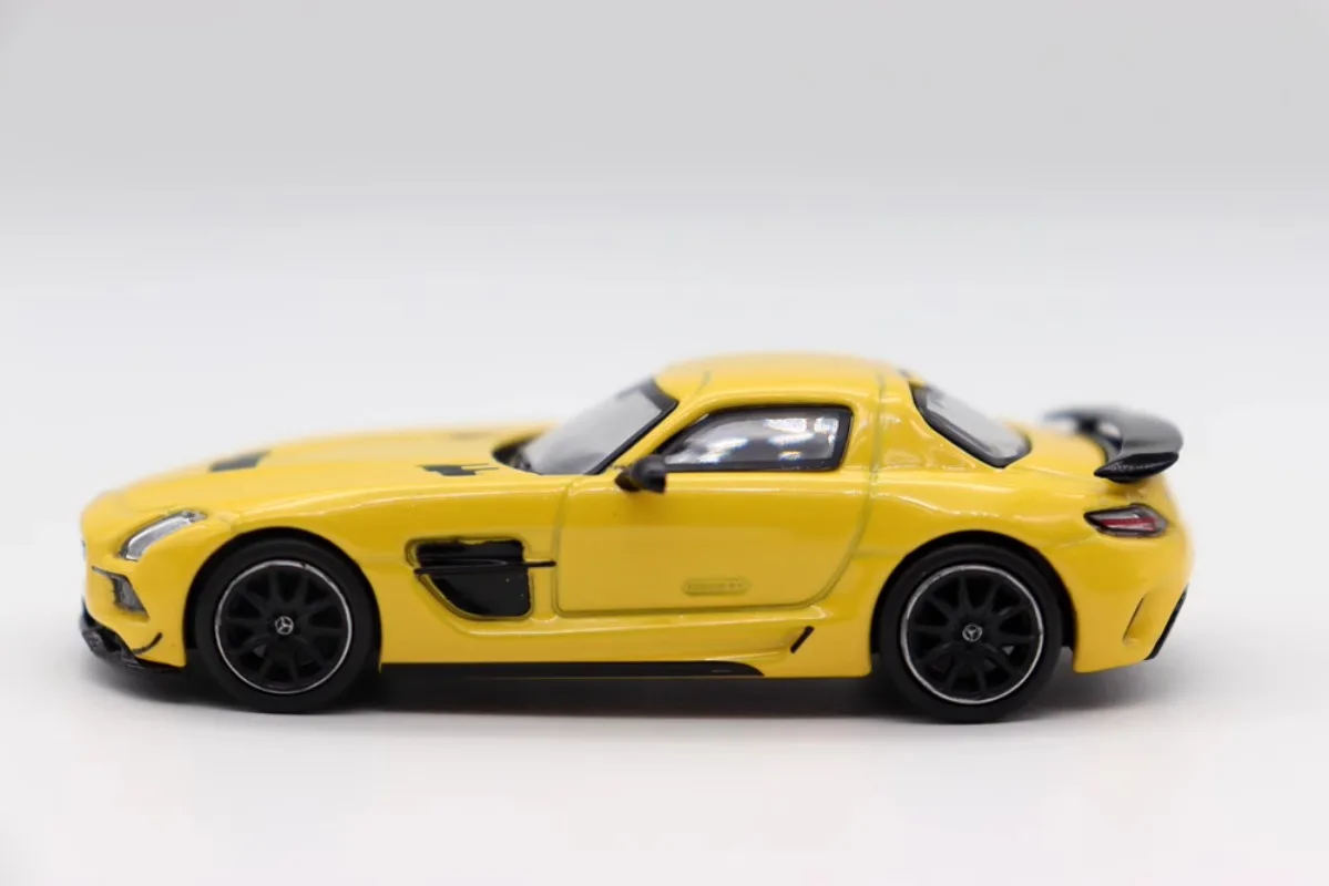 Модель литая автомобиля Mercedes Benz SLS AMG 1/64 модель из сплава спортивная машина