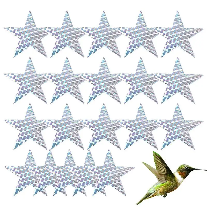 

Window Clings For Bird Strikes Anti-Collision Bird Deflectors Rainbow Stickers 20pcs Glass Alert Decals Prevent Birds Strikes