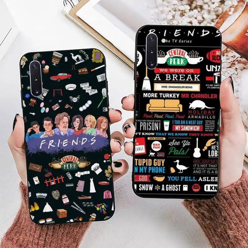 

friends tv show Phone Case for Samsung Note 5 7 8 9 10 20 pro plus lite ultra A21 12 72