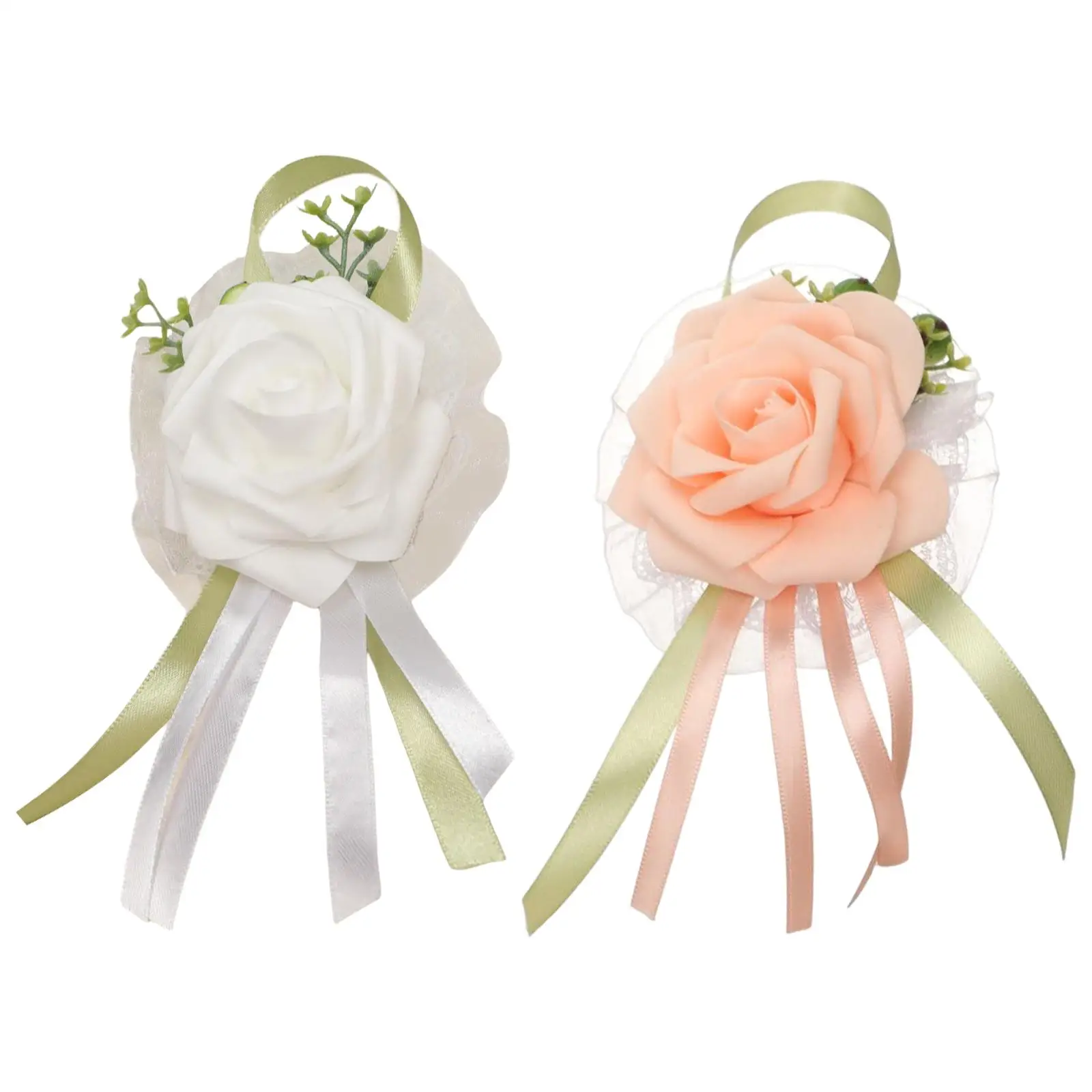 

Wristband Hand Flowers Accessories Carnation Wristlet Pearl Bracelet Wedding Wristlets Bridal Wrist Flower for Party Bridesmaid
