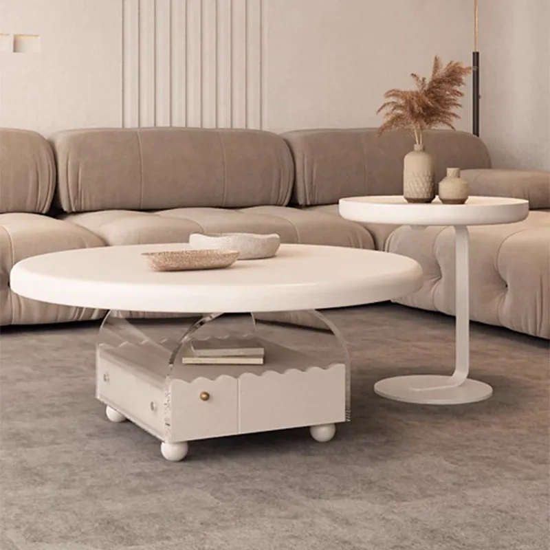 

Роскошный современный журнальный столик, круглые милые минималистичные журнальные столики, белая спальня, Tavolino Da Salotto, мебель для гостиной
