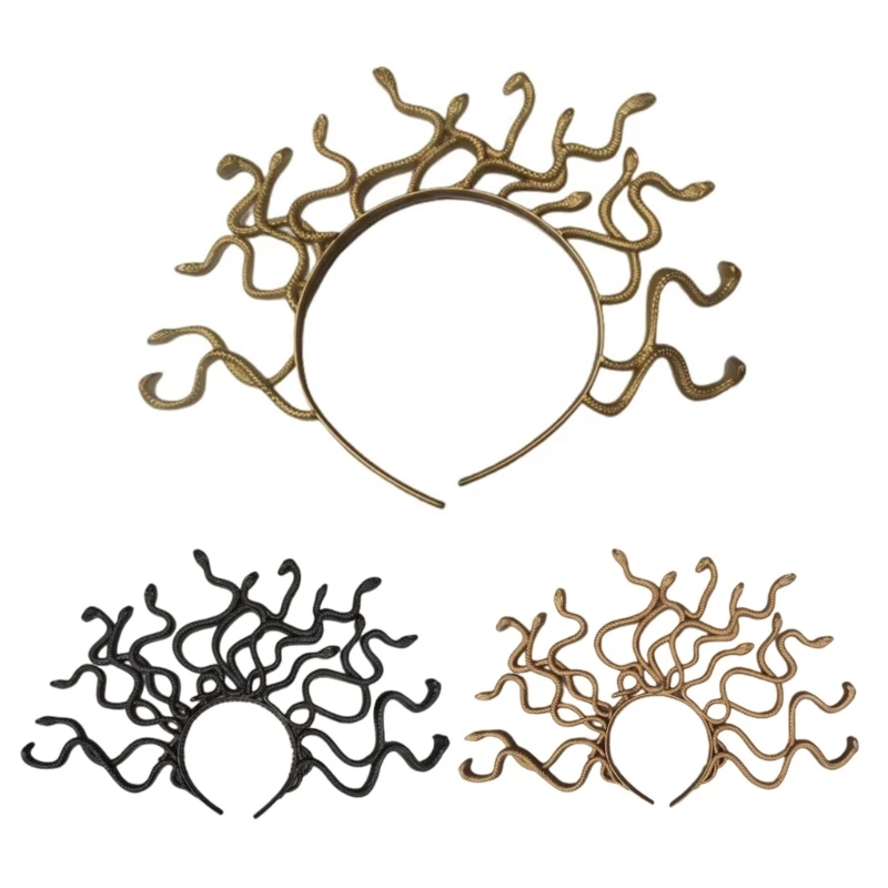 

634C Medusa костюм змейки платье с повязкой Up головной убор для карнавала маскарада Вечерние