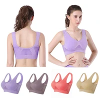 2 pcsset seamless bra women yoga underwear sports bra for women breathable fitness running vest padded crop tops non wired bra