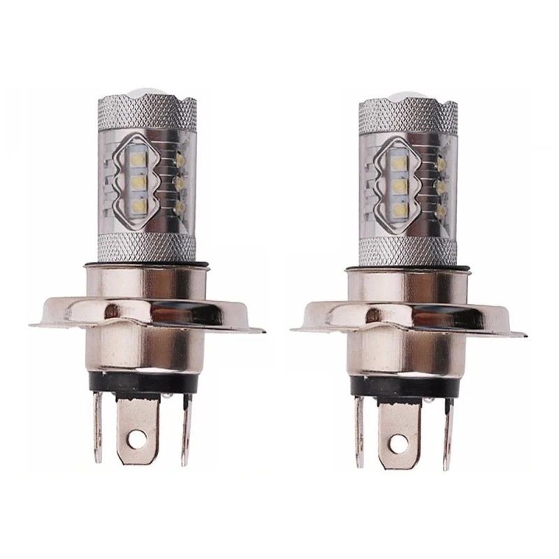 

Пара светодиодных ламп H4 16Smd 80W 6500K -7000K