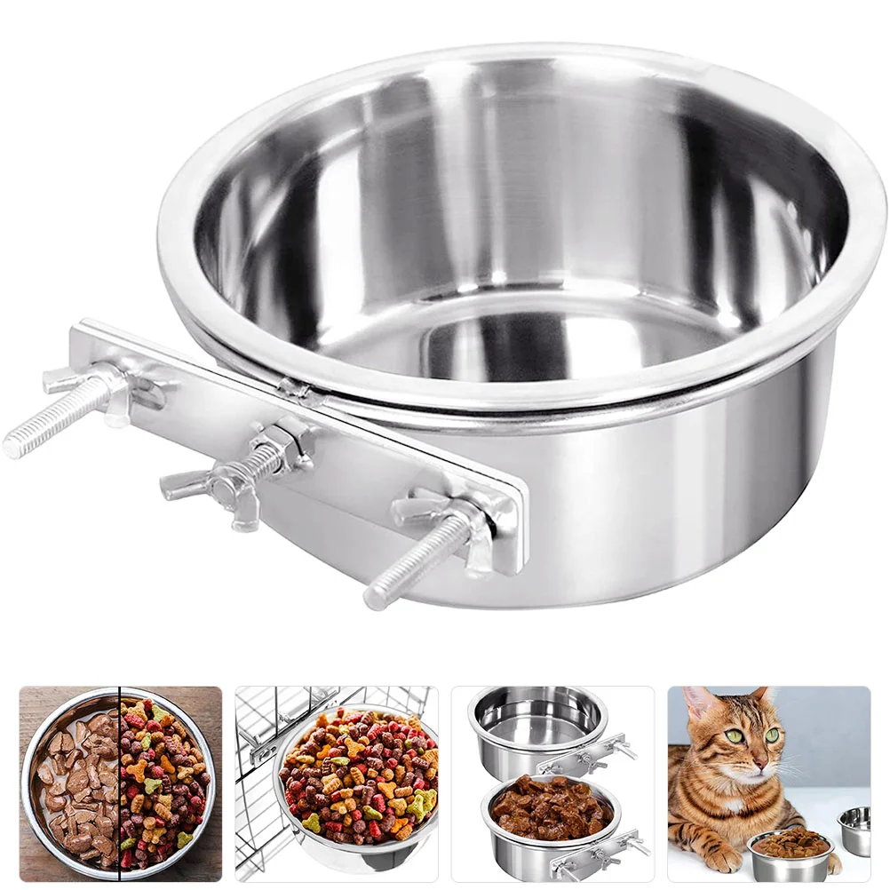 

Bowl Water Feeder Cat Dog Pet Bowls Puppy Hanging Cage Dish Bird Slow Dispenser Feeding Cats Kitten Kennel Crate Bunny Dishes