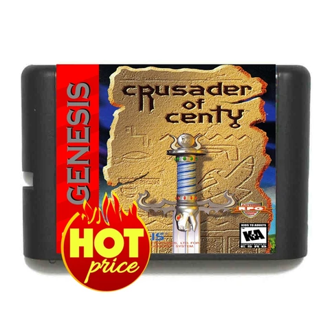 US Label Crusader of Centy 16bit MD Game Card для Sega Mega Drive для Genesis