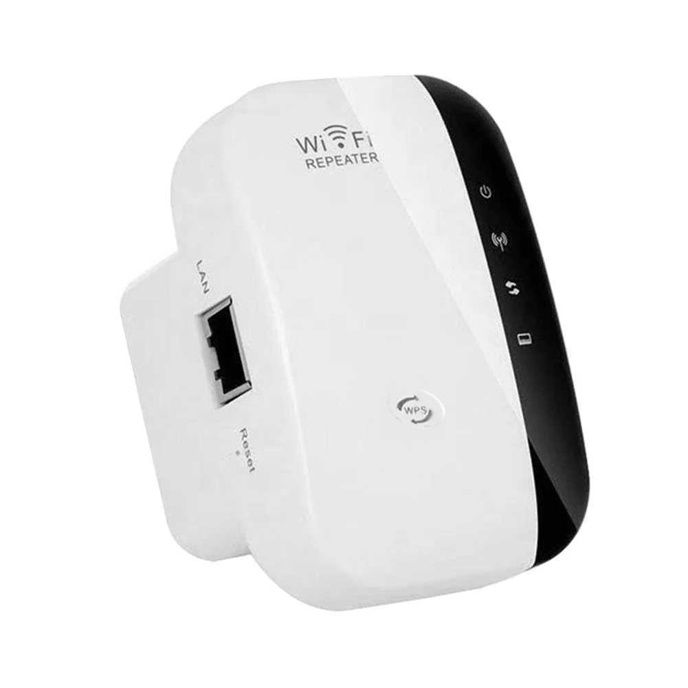 

Long Range Wireless WiFi Repeater 300Mbps Network Signal Amplifier Booster Extender Support AP Internet Accessory