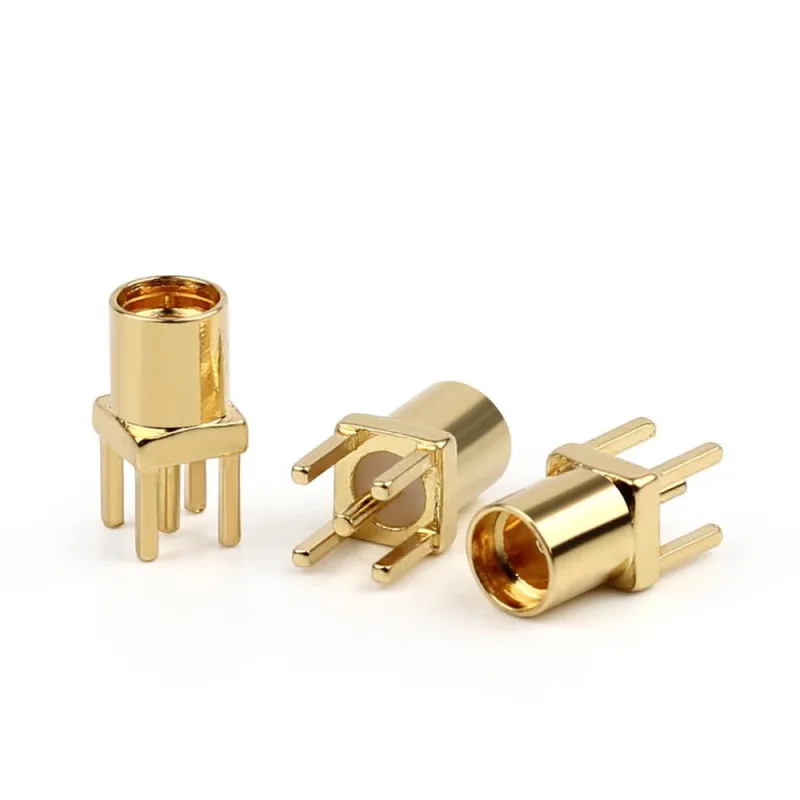 

MMCX Connector 24K Gold Plated PCB Mount Soldering Headphone Female Plug Hifi Audio MMCX Pin Adapter Earphone Replacement Plug