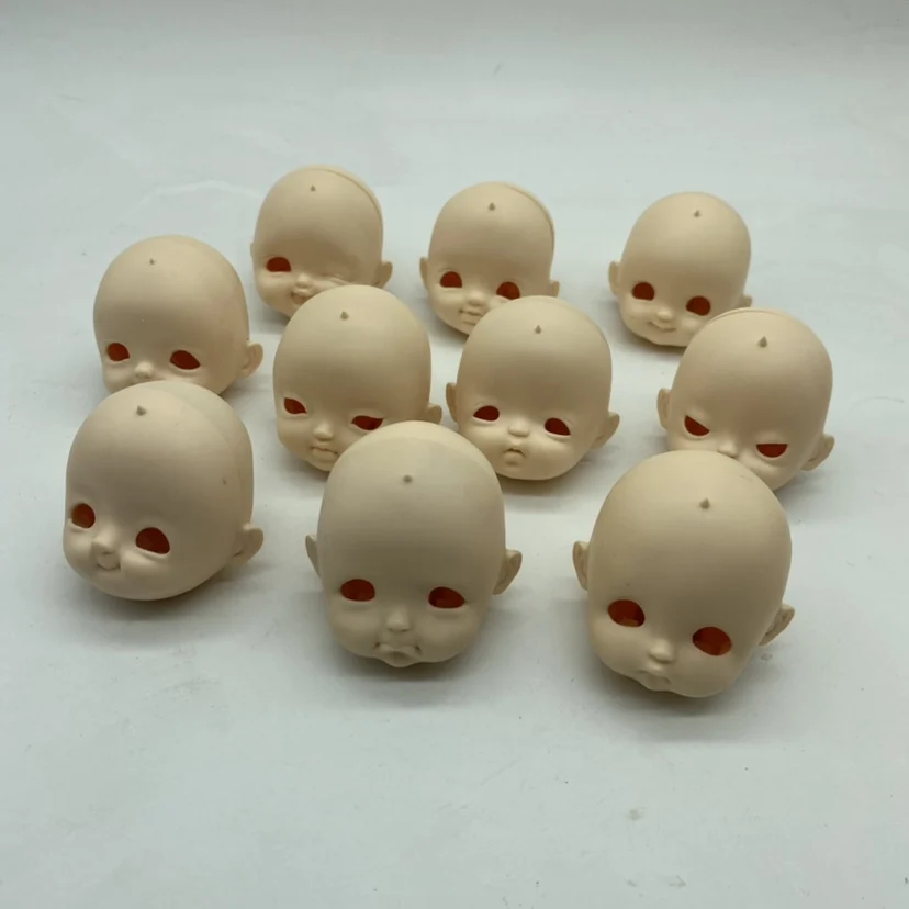 

STODOLL голова Ob11 простой глиняный человек без макияжа BJD аксессуары для макияжа 8-точечная лысая голова